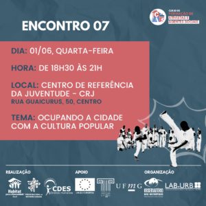 Sétimo Encontro da 1ª Edição do Curso de Formação de Agentes Sociais na RMBH